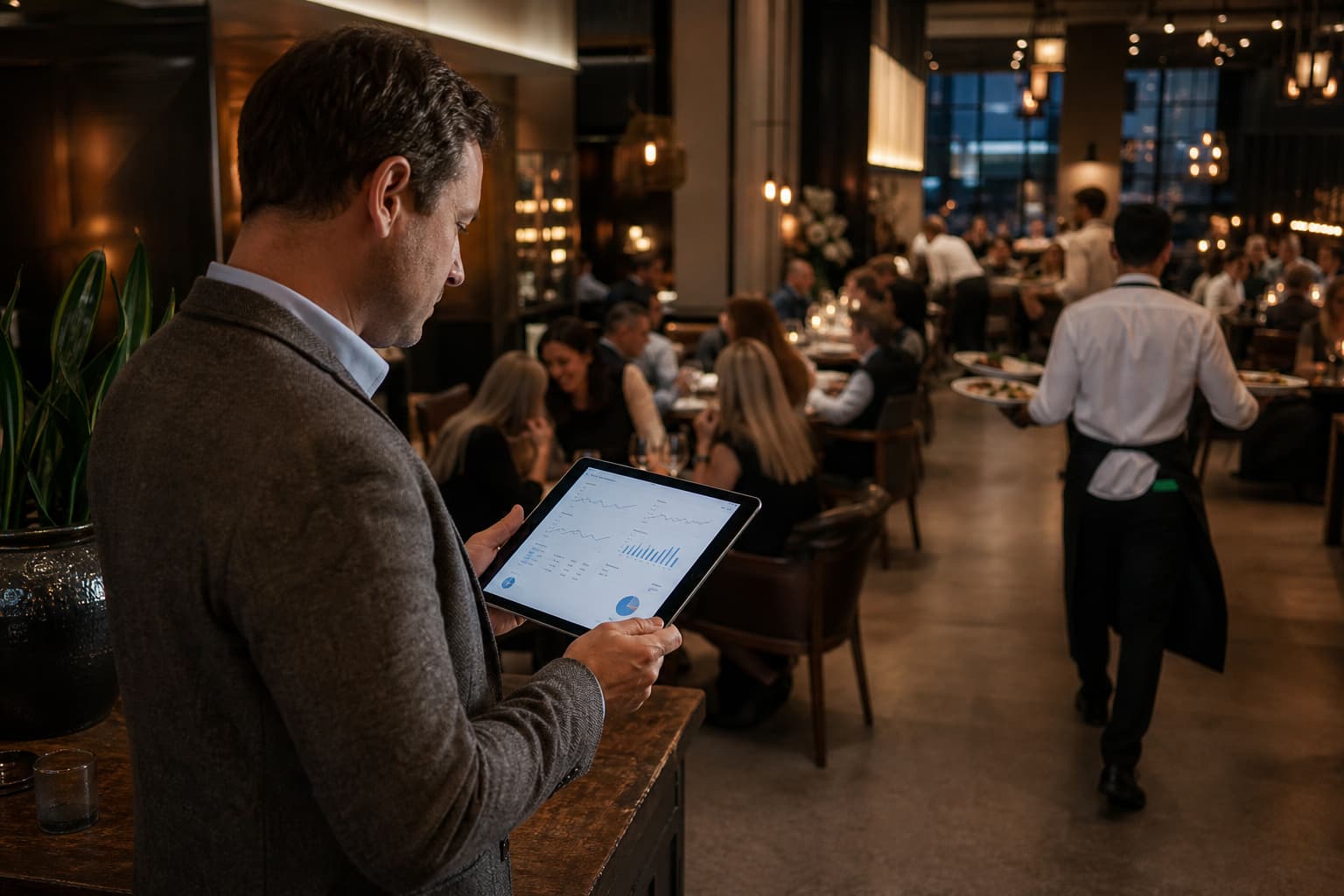 Realtidsanalys för restauranger: Maximera marginalerna mitt under pågående pass