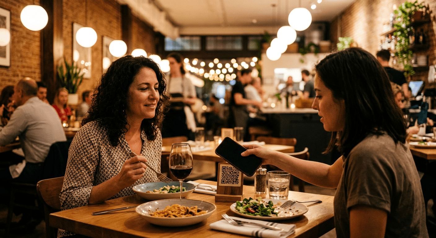 Contactless payments: save 10 minutes per table turnover