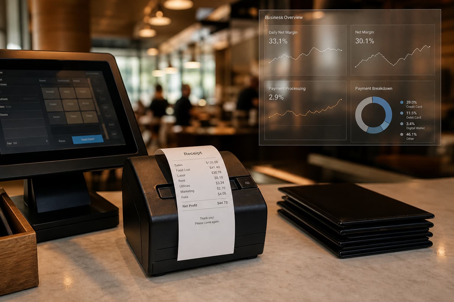 Toast POS alternatives for managing restaurant margins